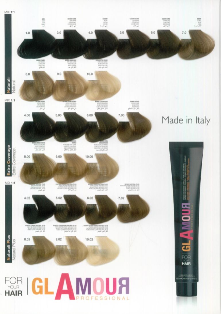 Color Chart Glamour Nuova