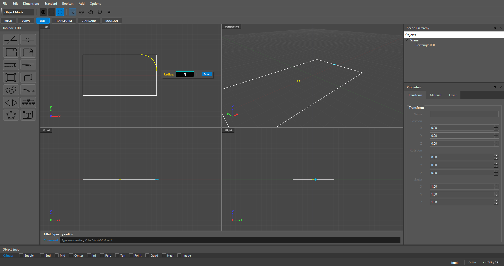 Engineering design inside Croco Cad